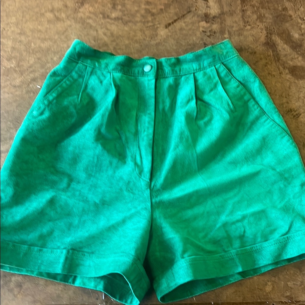 Green Suede Women's Shorts Danier leather